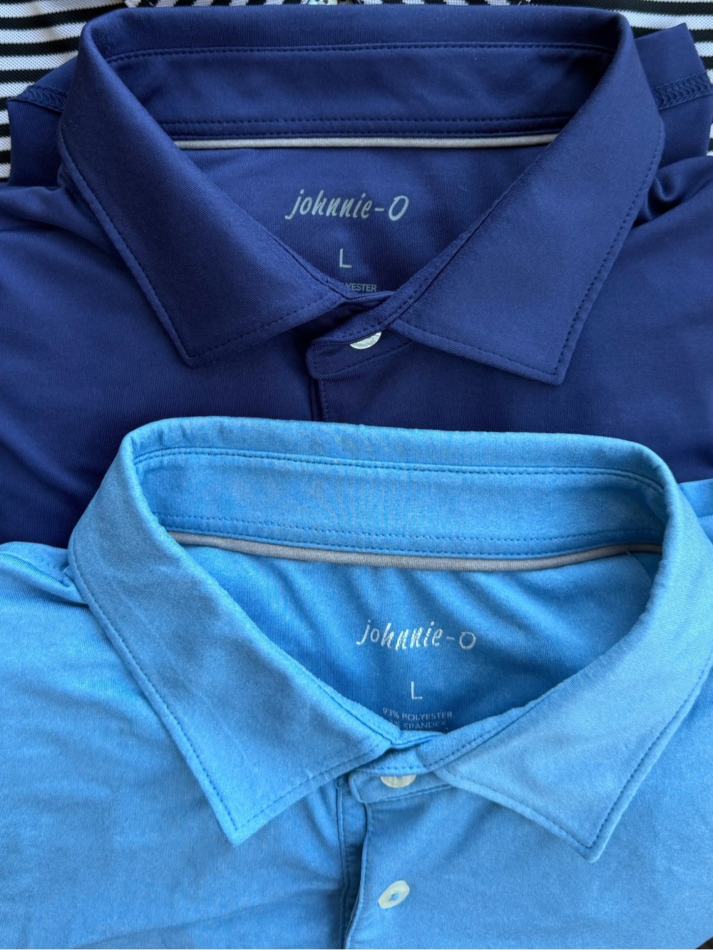 johnnie-O Men's Polo Goof Shirt - Pack of 2 Size Large